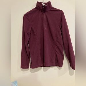 Lands’ End Plum Quarter Zip (S)